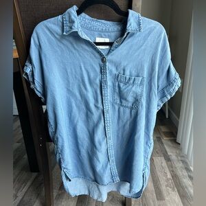 American Eagle Button Down Denim Top